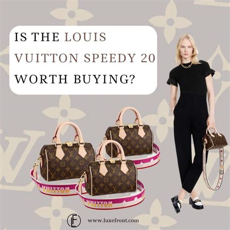 why buy a louis vuitton speedy|louis vuitton speedy 20 price.